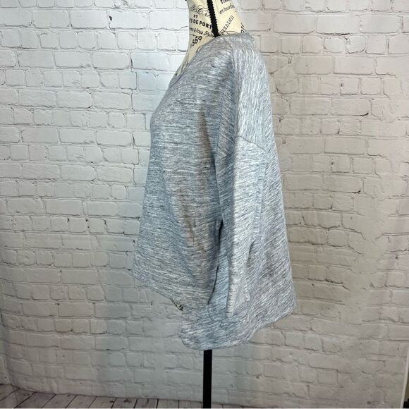 Derek Lam 10c Athleta 2 N 1 City Sweatshirt Heather Gray Womens Size Medium - Picture 8 of 11